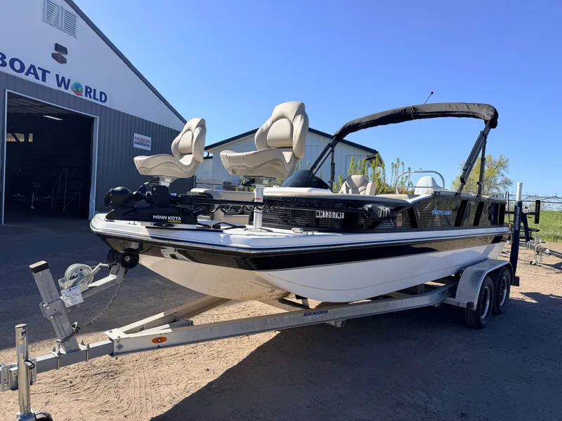 Slide: The Image of Hurricane Fun Deck 198 with 140HP Suzuki & Tandem Axle Trailer -$31,995 2021 - 55