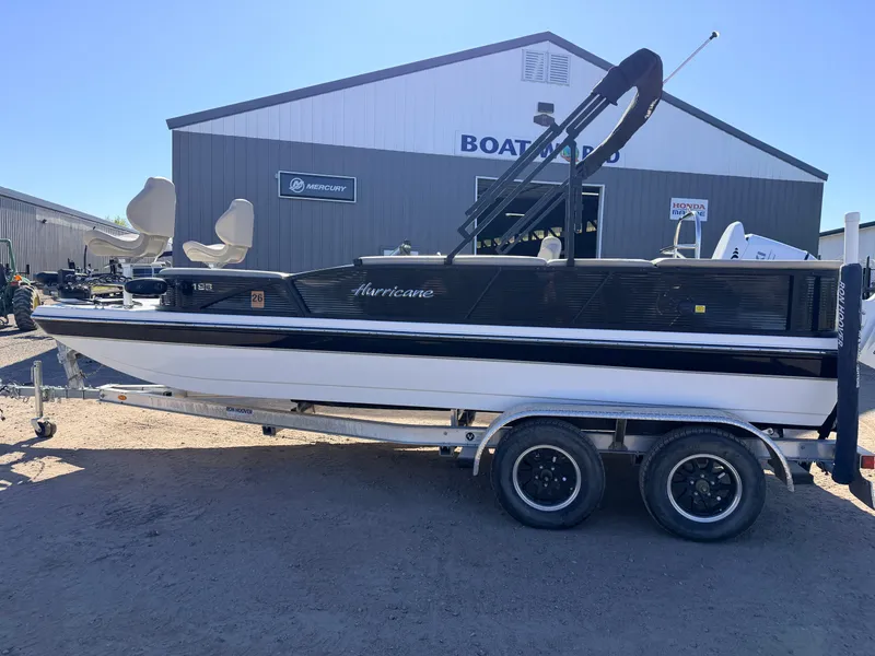 Slide: The Image of Hurricane Fun Deck 198 with 140HP Suzuki & Tandem Axle Trailer -$31,995 2021 - 59