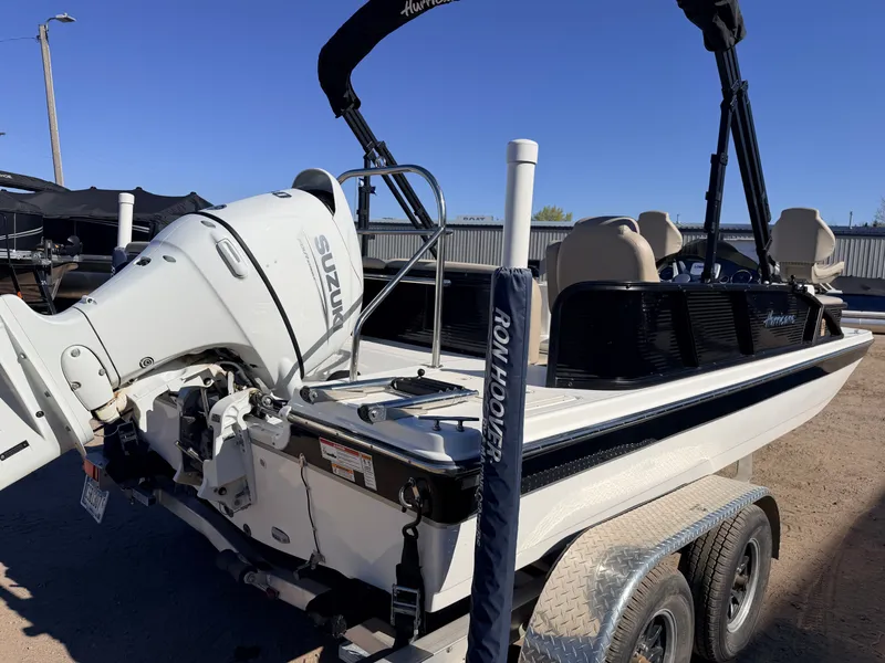 Slide: The Image of Hurricane Fun Deck 198 with 140HP Suzuki & Tandem Axle Trailer -$31,995 2021 - 62