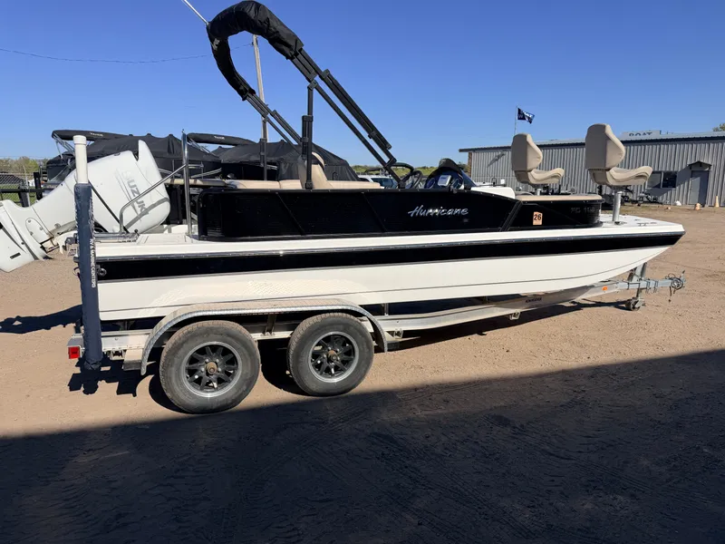 Slide: The Image of Hurricane Fun Deck 198 with 140HP Suzuki & Tandem Axle Trailer -$31,995 2021 - 65