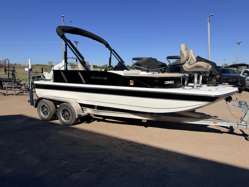 Slide: The Image of Hurricane Fun Deck 198 with 140HP Suzuki & Tandem Axle Trailer -$31,995 2021 - 68
