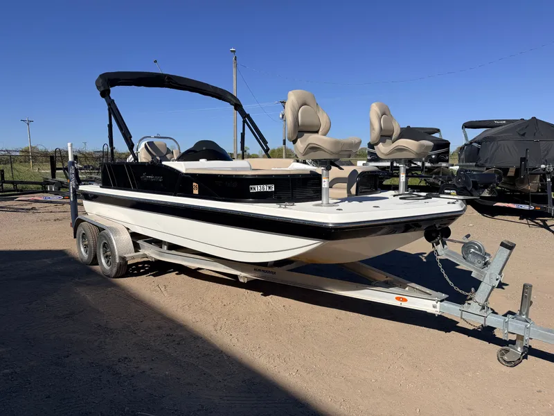 Slide: The Image of Hurricane Fun Deck 198 with 140HP Suzuki & Tandem Axle Trailer -$31,995 2021 - 70