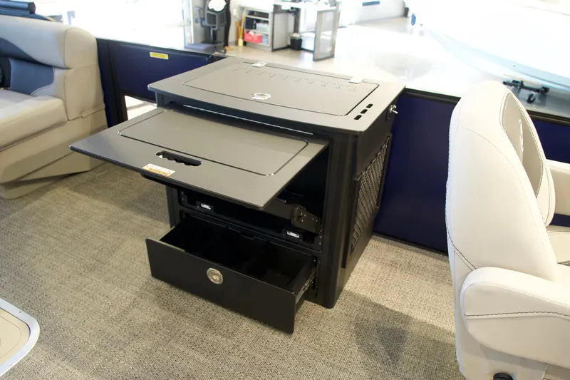 Slide: The Image of Barletta Aria 22F 2026 interior with storage and seating area. - 4