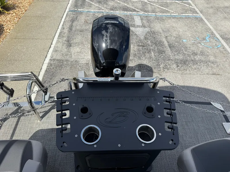 Slide: The Image of Barletta Aria 22F 2026 with outboard motor and helm console. - 17