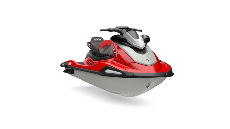 Slide: The Image of 2026 Yamaha VX Cruiser jet ski in red and gray. - 4
