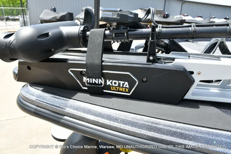 Slide: The Image of Minn Kota Ultrex mounted on Triton 20XP Patriot 2024 boat. - 31