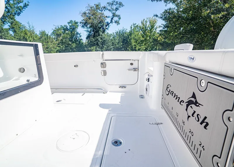 Slide: The Image of Interior view of Sea Hunt Gamefish 30 Coffin Box 2026 boat. - 10