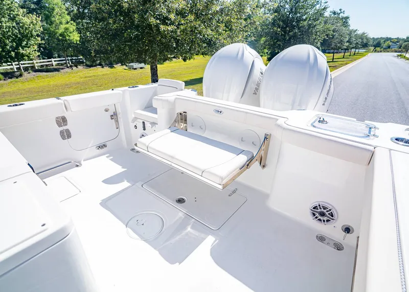 Slide: The Image of 2026 Sea Hunt Gamefish 30 with foldable bench and engines. - 15