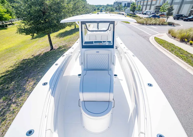Slide: The Image of 2026 Sea Hunt Gamefish 30 Coffin Box on parking lot. - 32