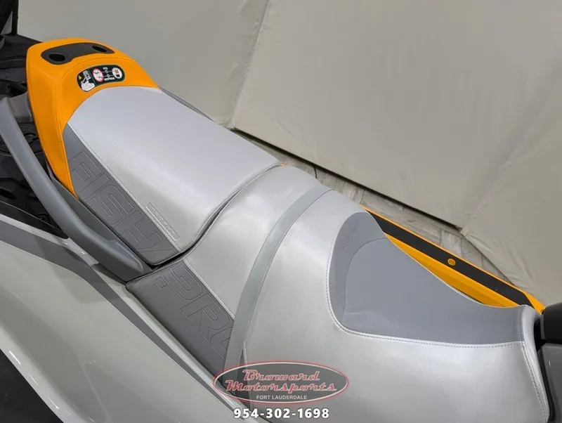 Slide: The Image of Close-up of 2025 Sea-Doo FishPro Trophy 170 seat. - 12