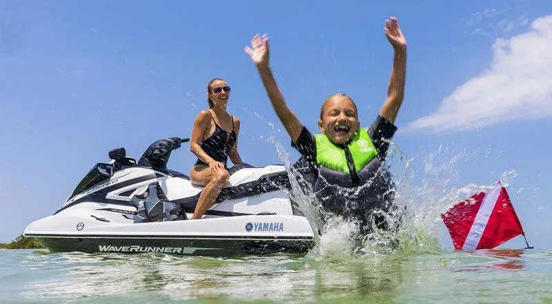 Slide: The Image of Child jumps into water beside Yamaha VX Limited 2020. - 4