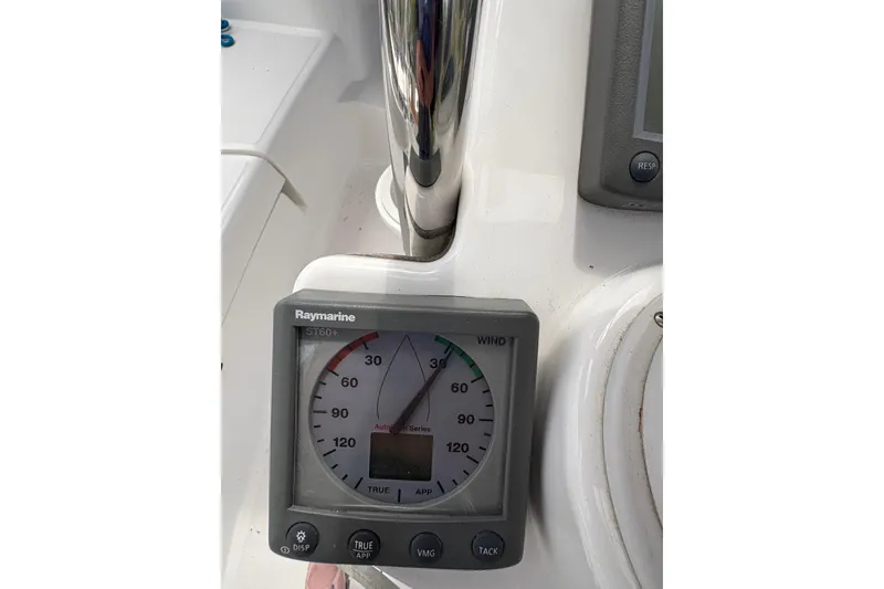 Slide: The Image of Raymarine ST60+ wind instrument on 2009 Hunter 41 Deck Salon yacht. - 36
