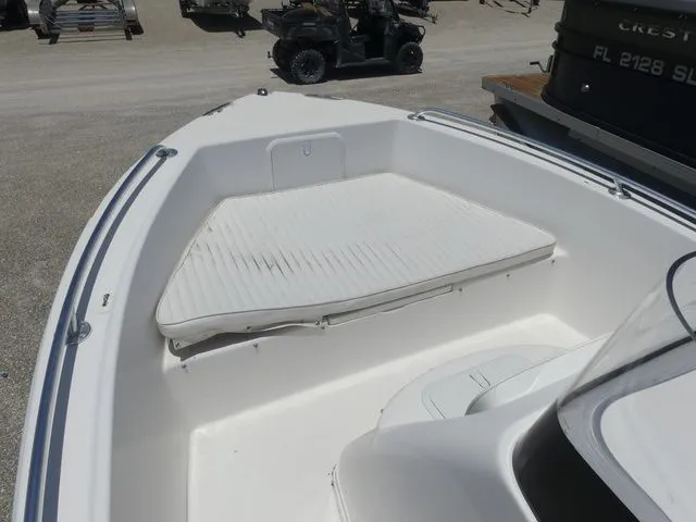 Slide: The Image of Bow of a 2018 Release 180 RX boat with cushion. - 11
