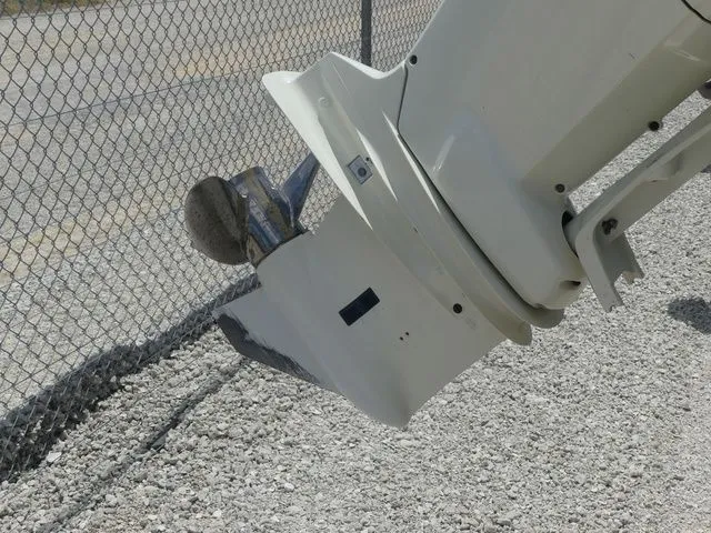 Slide: The Image of 2019 Sea Born LX24 outboard motor beside chain-link fence. - 10