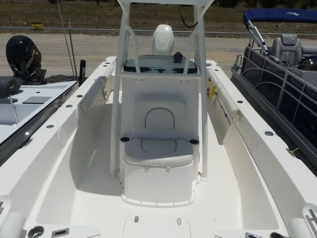 Slide: The Image of 2019 Sea Born LX24 Center Console boat, interior view. - 13