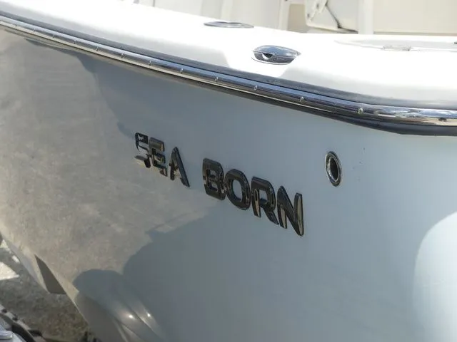 Slide: The Image of 2019 Sea Born LX24 Center Console boat side. - 7