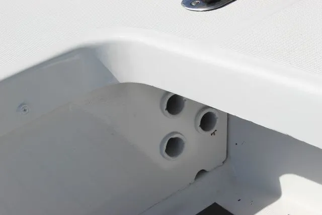 Slide: The Image of Close-up of 2005 Action Craft 1890 Flatmaster boat details. - 37