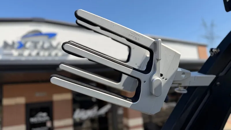 Slide: The Image of Close-up of a Tigé 25ZX boat part, 2022 model. - 17