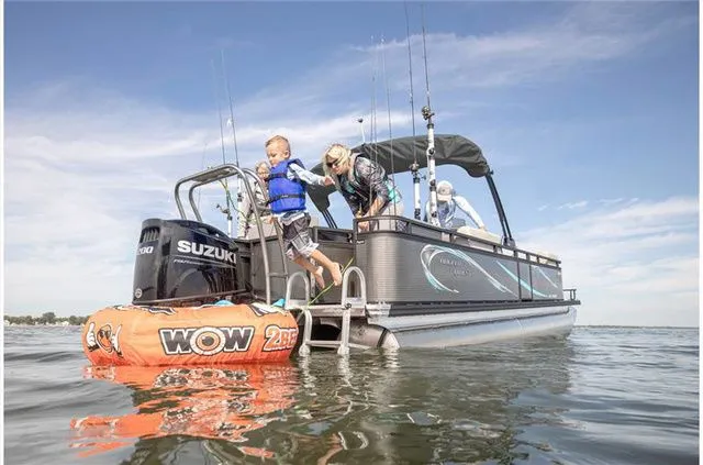 Slide: The Image of Angler Qwest Pontoons AQ 8524 ALL SPORT 2023 - 9