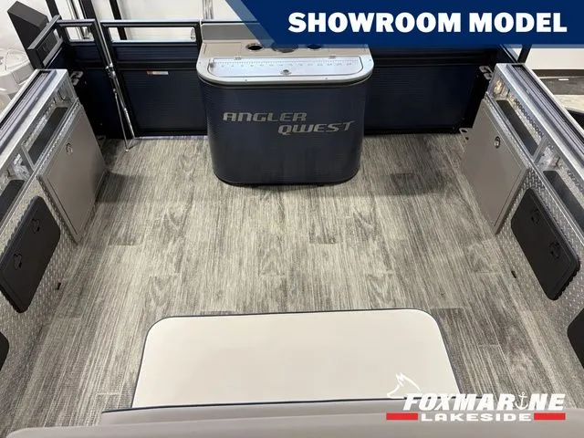 Slide: The Image of Angler Qwest Pontoons AQ 8522/24 PRO TROLL 2023 - 9