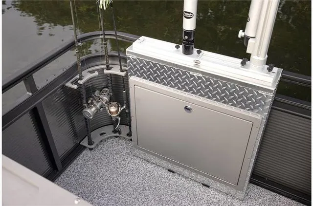 Slide: The Image of Angler Qwest Pontoons 8524 ALL SPORT 2023 - 13