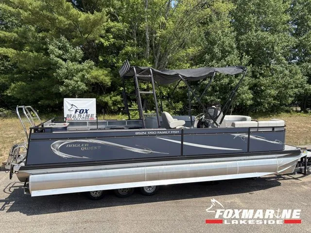 Slide: The Image of Angler Qwest Pontoons AQ 8524 FAMILY FISH PRO RA 2023 - 11