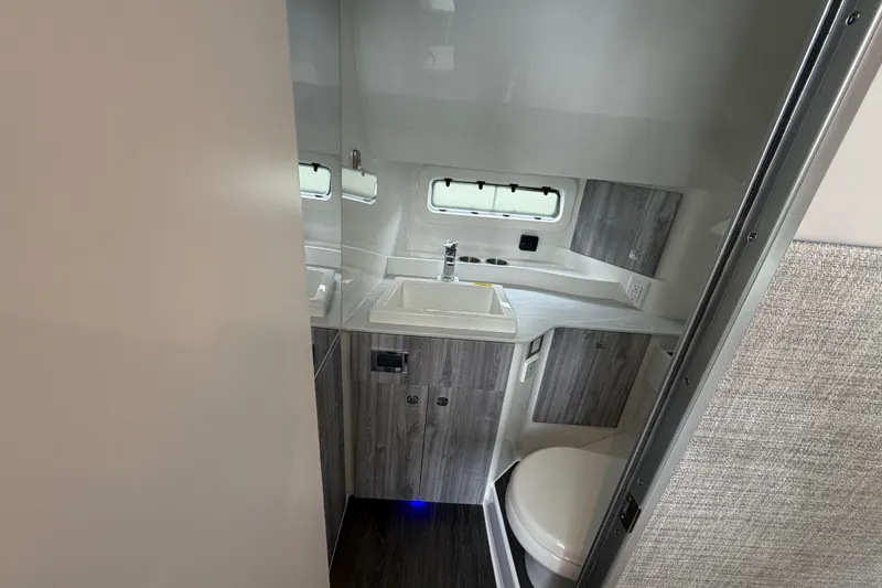 Slide: The Image of Modern bathroom interior in 2026 Formula 360 Crossover Bowrider OB boat. - 37