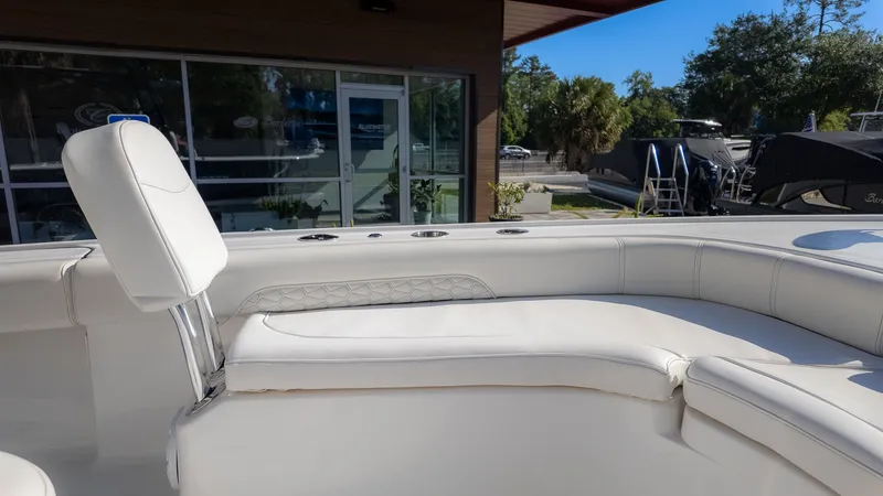Slide: The Image of Interior view of the 2026 Tidewater 2500 Carolina Bay boat. - 18