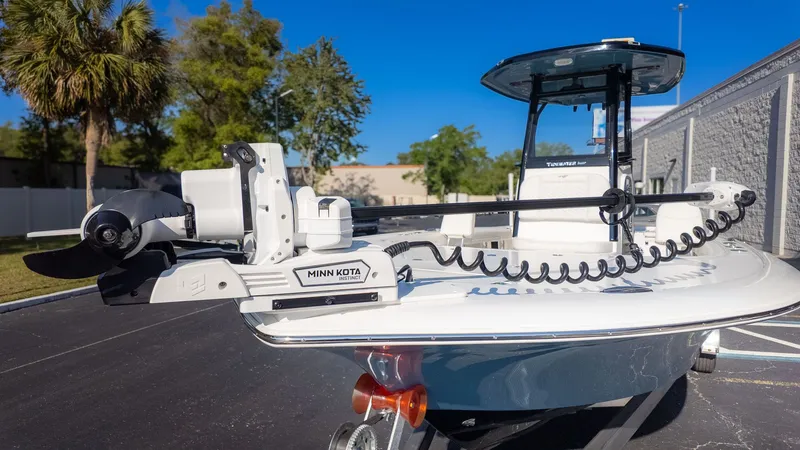 Slide: The Image of 2026 Tidewater 2500 Carolina Bay with Minn Kota motor. - 3