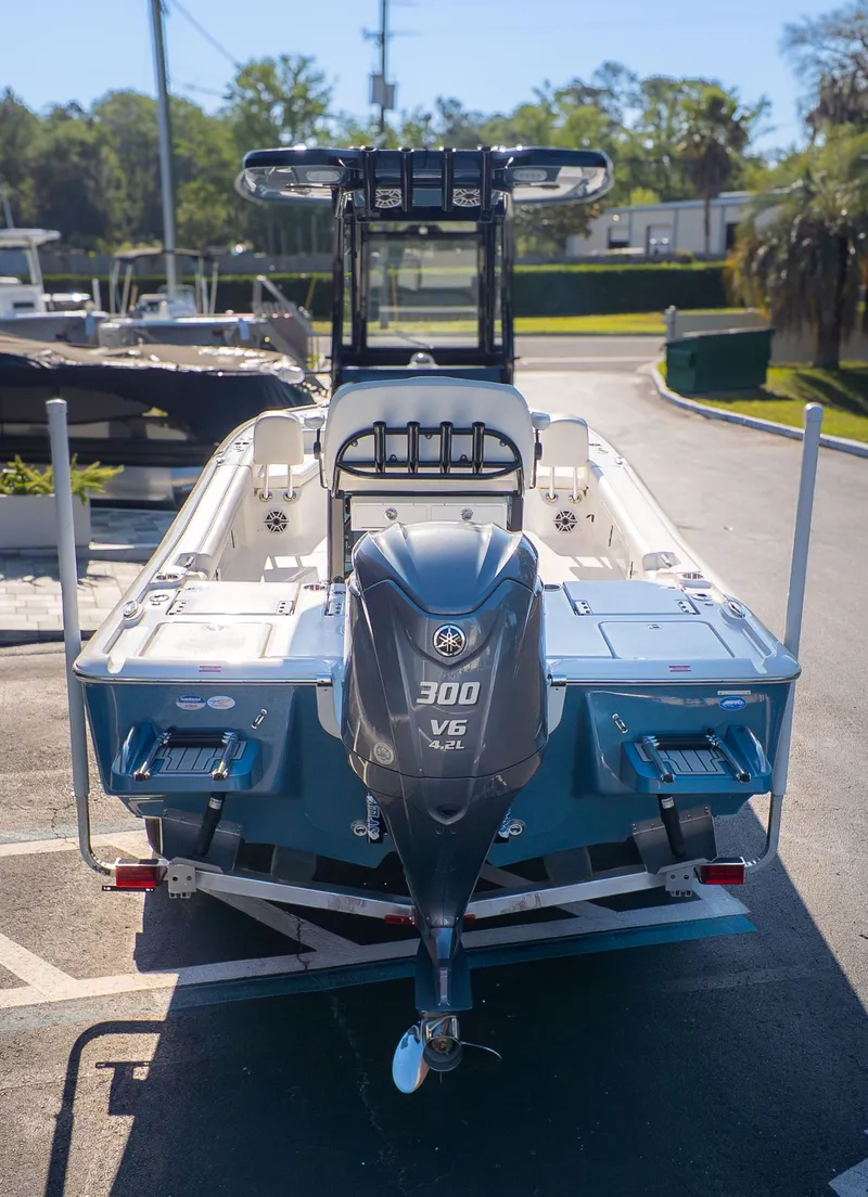 Slide: The Image of 2026 Tidewater 2500 Carolina Bay boat with Yamaha 300 V6 engine. - 4