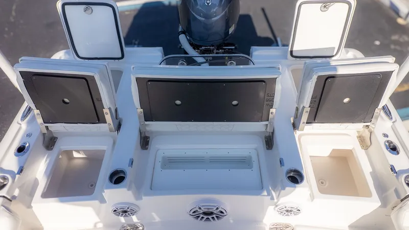 Slide: The Image of Interior view of 2026 Tidewater 2500 Carolina Bay boat. - 7
