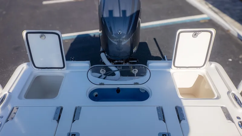 Slide: The Image of Rear view of 2026 Tidewater 2500 Carolina Bay boat. - 8