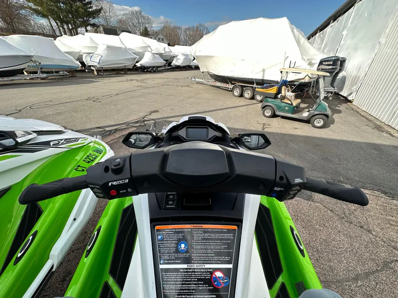 Slide: The Image of Yamaha WaveRunner FX Cruiser HO 2021 cockpit view outdoors. - 23