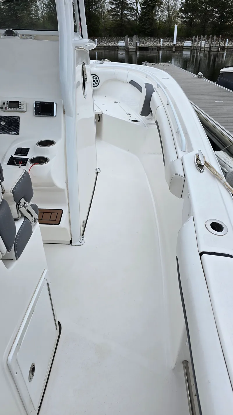 Slide: The Image of Interior view of a 2018 Tidewater 280 CC Adventure boat. - 12