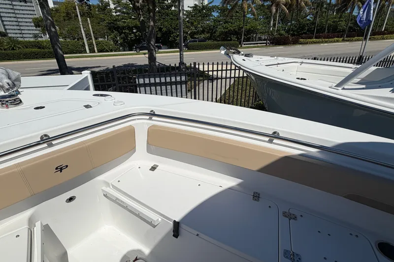 Slide: The Image of Interior view of a 2026 Sea Pro 242 Center Console boat. - 21