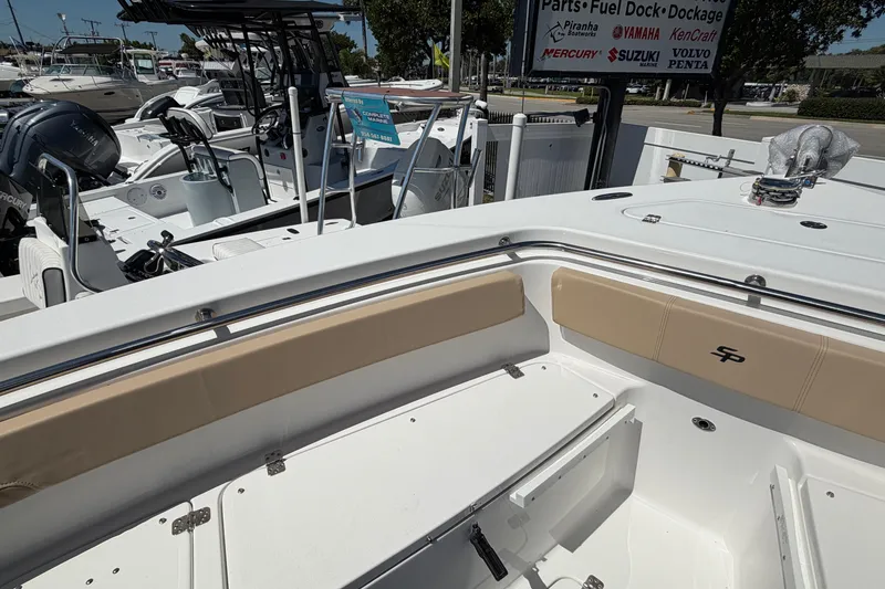 Slide: The Image of 2026 Sea Pro 242 Center Console boat at the dock. - 22