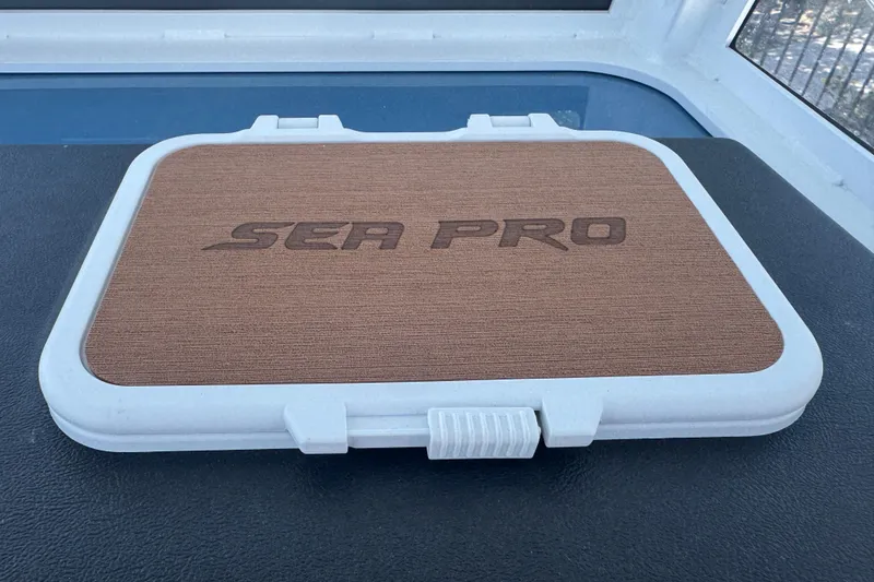 Slide: The Image of Sea Pro 242 Center Console 2026 cover on boat. - 33