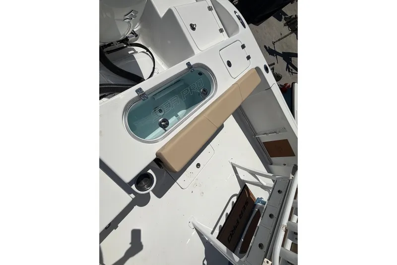 Slide: The Image of Interior view of Sea Pro 242 Center Console boat, year 2026. - 41