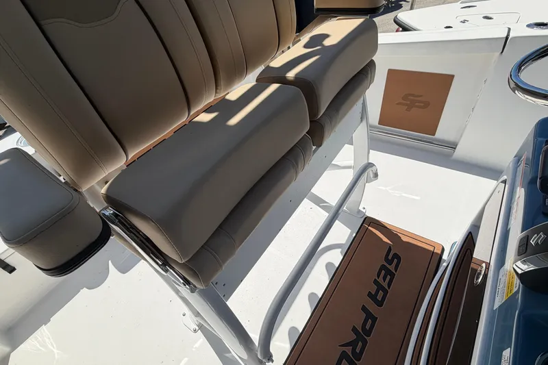 Slide: The Image of Interior view of Sea Pro 242 Center Console 2026 boat. - 6