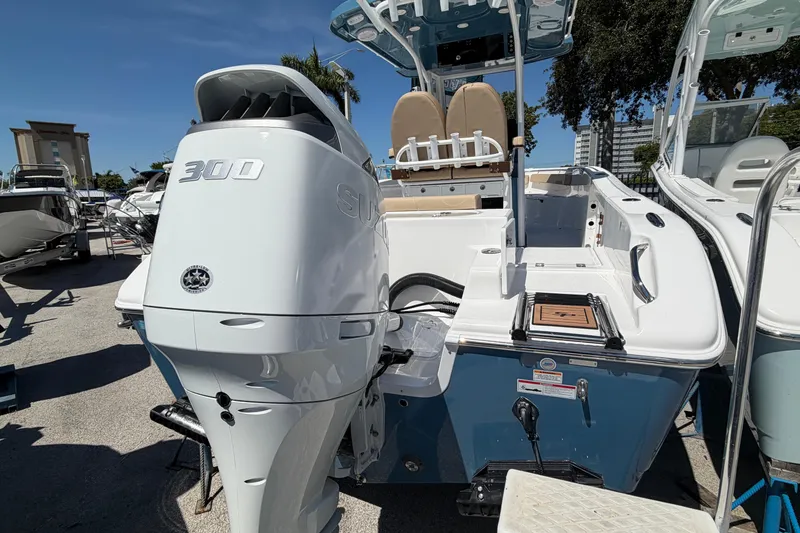 Slide: The Image of 2026 Sea Pro 242 Center Console with 300 HP outboard motor. - 7