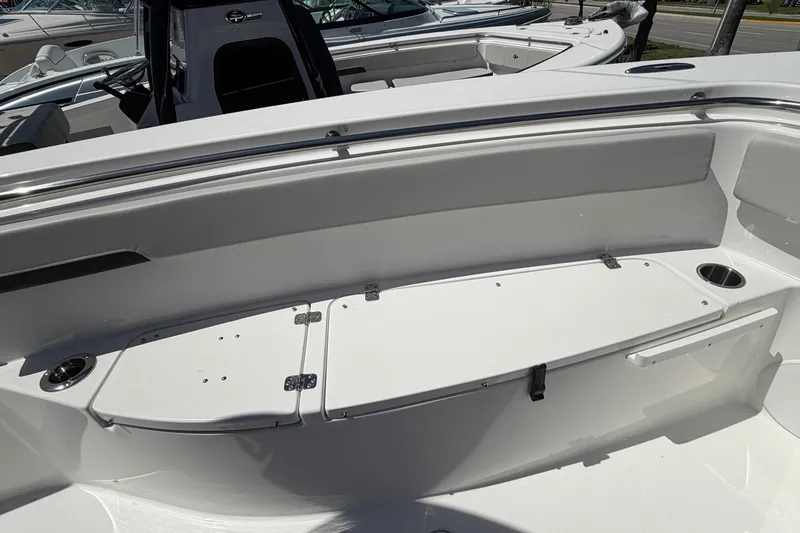 Slide: The Image of Interior view of the 2026 Sea Pro 262 DLX boat. - 30
