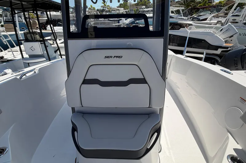 Slide: The Image of Interior view of the 2026 Sea Pro 262 DLX boat. - 32