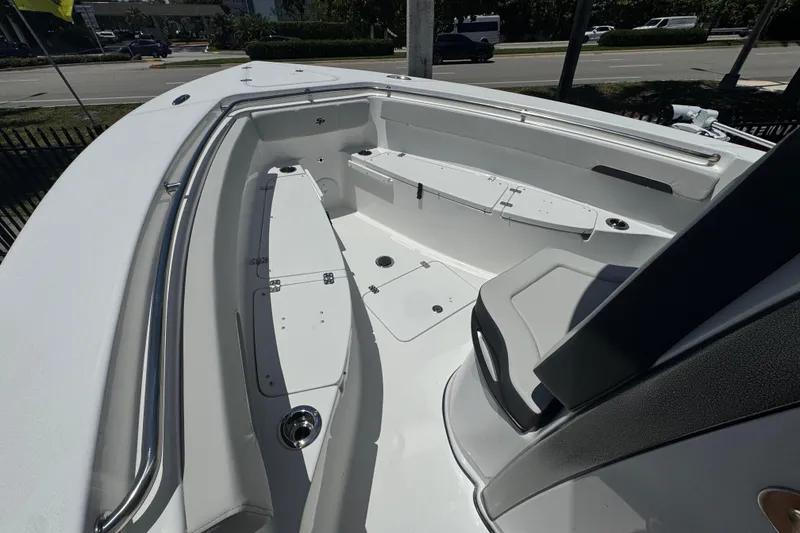 Slide: The Image of Interior view of the 2026 Sea Pro 262 DLX boat. - 44