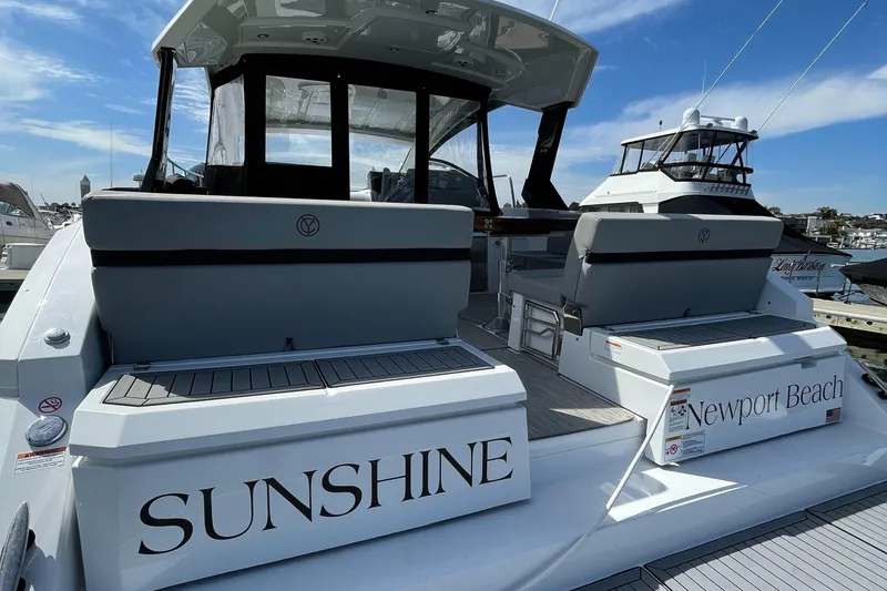 Slide: The Image of Cruisers Yachts 390 Express Coupe 2020 at Newport Beach harbor. - 5