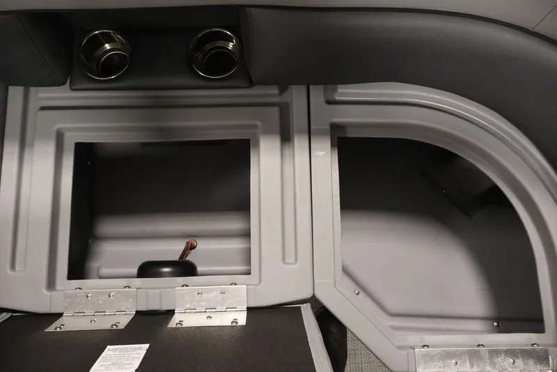 Slide: The Image of Interior storage compartments of 2026 Bentley Pontoons 200 LE CW boat. - 17