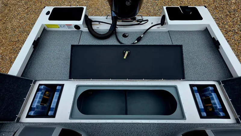 Slide: The Image of Interior view of G3 Sportsman 1910 boat, model year 2026. - 10