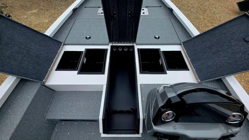 Slide: The Image of Interior view of the 2026 G3 Sportsman 1910 boat. - 12