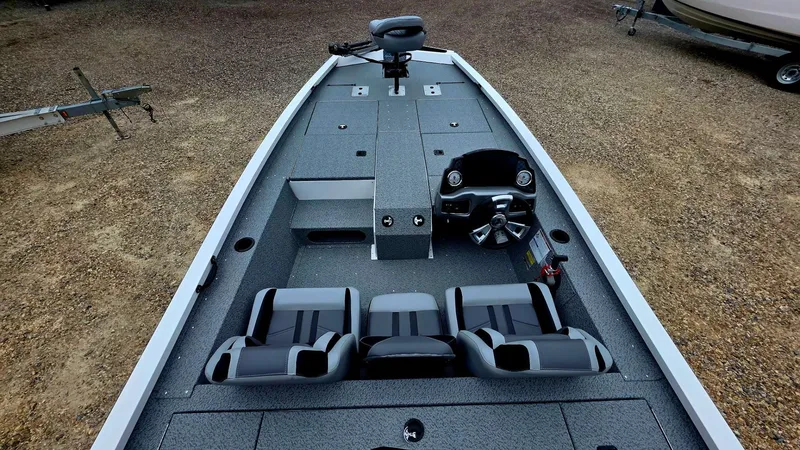Slide: The Image of Interior view of G3 Sportsman 1910 boat, model year 2026. - 8