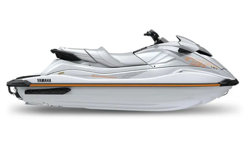 The Image of 2026 Yamaha GP HO jet ski in white with sleek design. - 1