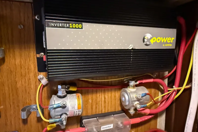 Slide: The Image of Inverter 1000 by Xantrex installed on 1987 Lord Nelson Victory Tug. - 51